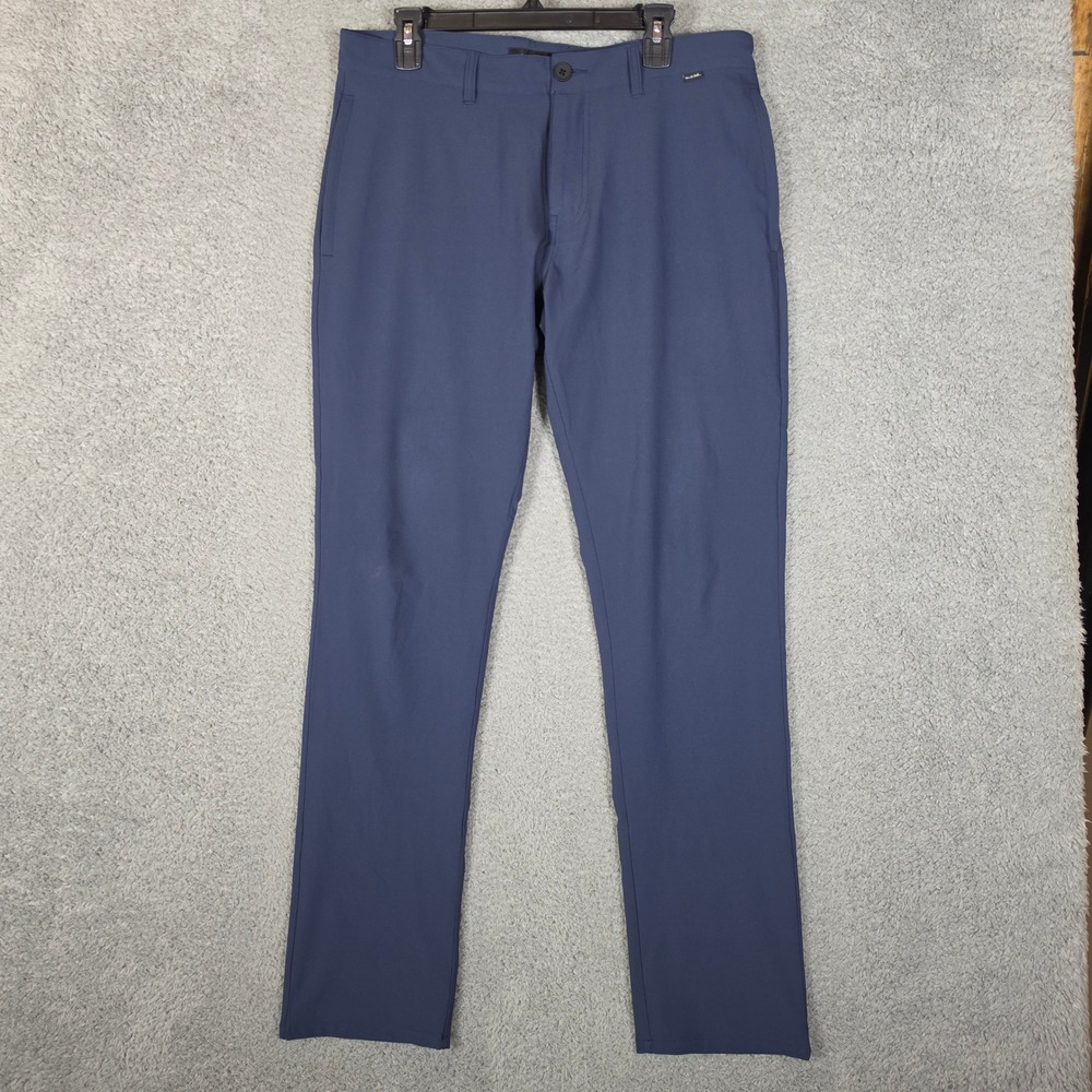 Travis Mathew Chino Pants Mens 34 Blue Business Office Stretch Performance Golf - Picture 3 of 8